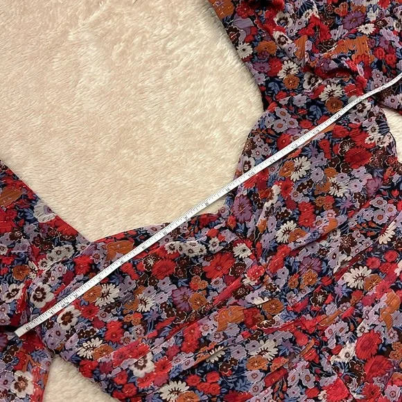 ZARA Multicolor Floral Mini Dress - Picture 15 of 16